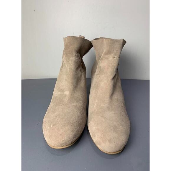 Steve Madden Womens Taupe Suede Ankle Boots Size 9.5 - Picture 2 of 8